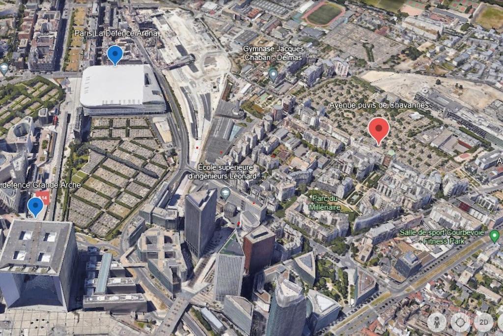 Апартаменти Cozy Haven Near Paris La Defense Grande Arche Курбевуа Екстер'єр фото